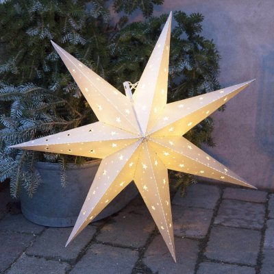 STAR TRADING IP44 hvězda Alice pro vnitřní i vnější bílé – Zboží Mobilmania