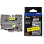 Brother - TZe-S651 žlutá / černá 24 mm – Zboží Dáma