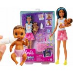 Barbie Chůva Uspání miminka + a miminko – Zboží Mobilmania