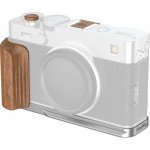 SmallRig 5984 L-Shaped Mount Plate with Wooden Handle for FUJIFILM X-E5 (Rosewood, Silver) – Zboží Živě