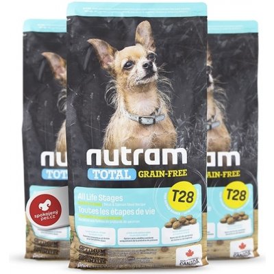 Nutram T28 Total Grain Free Small Breed Salmon Trout Dog 2 kg – Hledejceny.cz