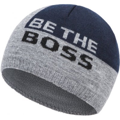 Marhatter chlapecká pletená čepice 1081 navy/šedá – Zboží Dáma