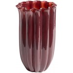 Kave Home Červená skleněná váza Cerin 25 cm – Hledejceny.cz