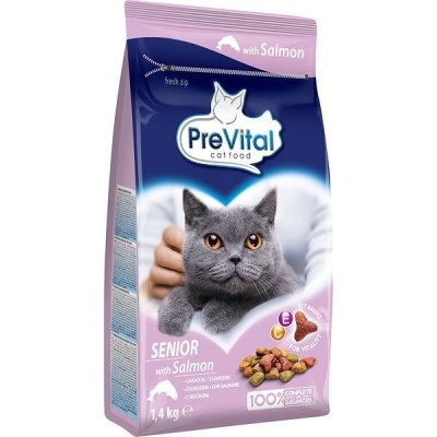 PreVital Cat Senior losos 1,4 kg