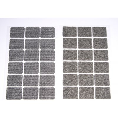 Suchý zip samolepicí obdélníčky 25x32 mm Varianta: šedý – Hledejceny.cz