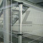 Svařovaný plotový panel BRAVO 3D pozinkovaný 1530 mm s vodorovným prolisem | oko 50 × 200 mm | drát 5,0 mm – Zbozi.Blesk.cz