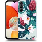 Pouzdro Picasee silikonové Samsung Galaxy A14 4G A145R - Rhododendron čiré – Zboží Mobilmania