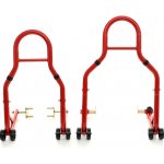 Motocyklový zvedák komplet 2 ks KD341 biela – Zbozi.Blesk.cz