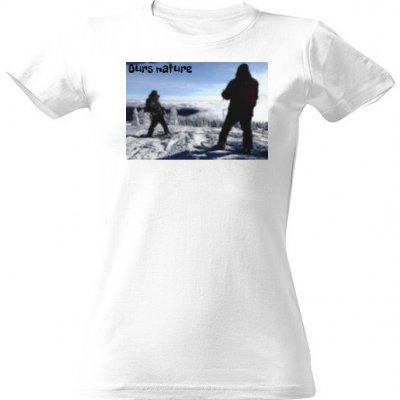 Tričko s potiskem ours nature zimaa Bílá – Zboží Mobilmania