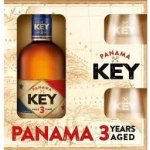 Key Rum Panama 3y 38% 0,7 l (dárkové balení 2 sklenice) – Hledejceny.cz