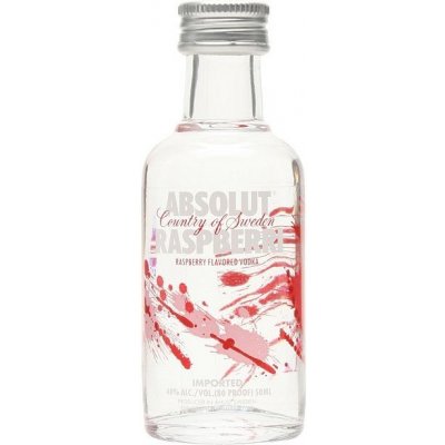 Absolut Raspberry 40% 0,05 l (holá láhev) – Zboží Dáma