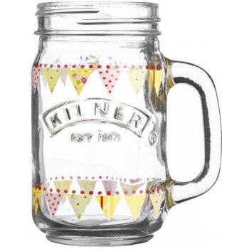 Kilner Sklenice s uchem Flags multi barva 400 ml