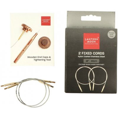 KnitPro Lantern Moon Fixní ocelové lanka 40Cm 2Ks – Sleviste.cz