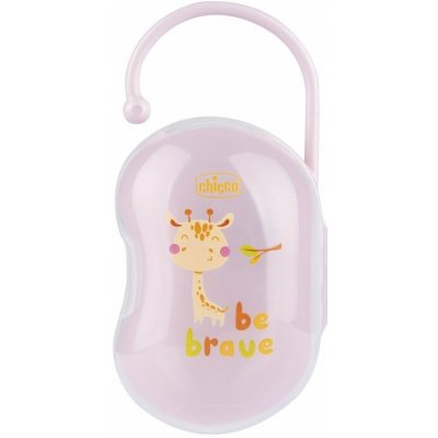 Chicco dvojité pouzdro na dudlík Easy Box Girl Žirafa 13x6x18 růžová – Sleviste.cz