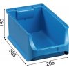 Úložný box Allit Plastové boxy na drobný materiál 205x355x150 mm modré