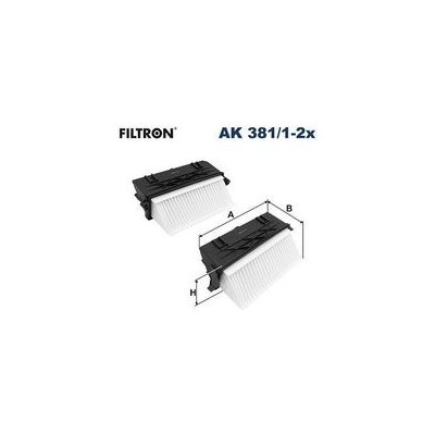 Vzduchový filtr FILTRON AK 381/1-2x – Hledejceny.cz