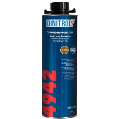 Podvozkový voskový nástřik DINITROL 4942 - 1 L - hnědá | Zboží Auto