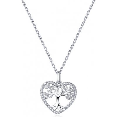 Mabell Dámský stříbrný náhrdelník CZ221BSN176C45 – Zboží Mobilmania