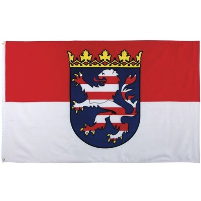 MFH Vlajka Hesenska, polyester, 90 x 150 cm – Hledejceny.cz