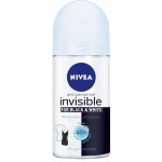 Nivea Invisible for Black & White Pure roll-on 50 ml – Zboží Dáma
