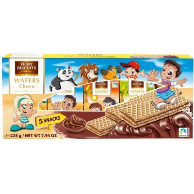 Feiny Biscuits Oplatky s čokoládovým krémem 5 x 45 g – Zbozi.Blesk.cz