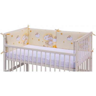 Mantinel do postýlky 4-dílný Mráček béžový – Zboží Mobilmania