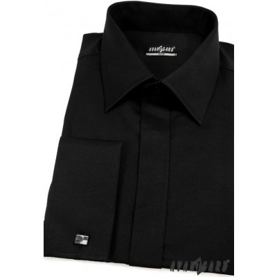 Avantgard košile slim krátký léga MK černá 16023