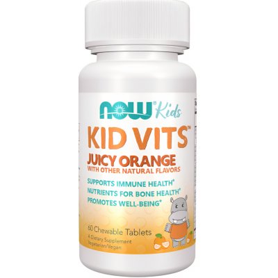 Now Foods Kid Vits Juicy Orange 60 tablet – Hledejceny.cz