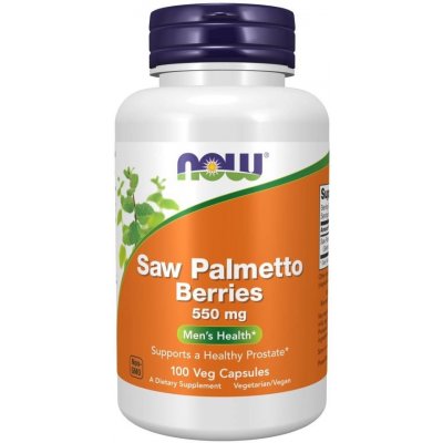 Now SAW Palmetto BERRIES 550mg 100 tablet