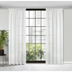 ZÁCLONA MARGO NA PÁSCE 140X270 CM BÍLÁ – Hledejceny.cz