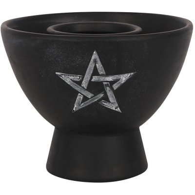 Mani Bhadra Kadidelnice Terakotová Pentagram 10,5 x 13,5 cm – Hledejceny.cz