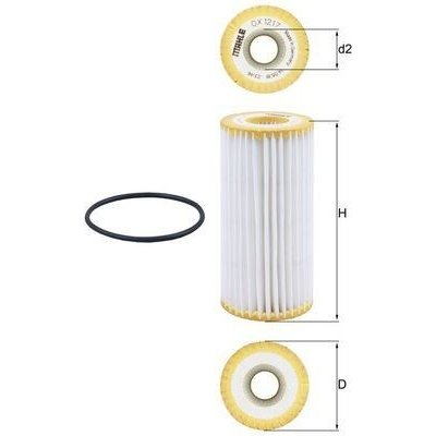 Olejový filtr MAHLE OX 1217D – Sleviste.cz