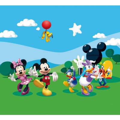 Závěsy foto Mickey a přátelé 180x160cm FCS XL 4307 – Hledejceny.cz