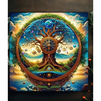 Vykládací ubrus - Kruh života – Sleviste.cz