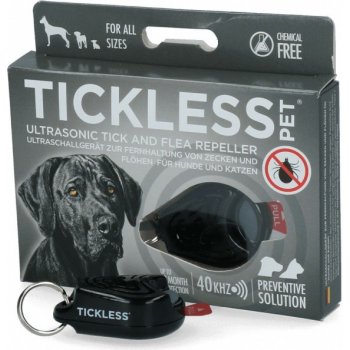 Tickless pet Ultrazvukový odpuzovač klíšťat a blech pro psy barvy black 1 kus