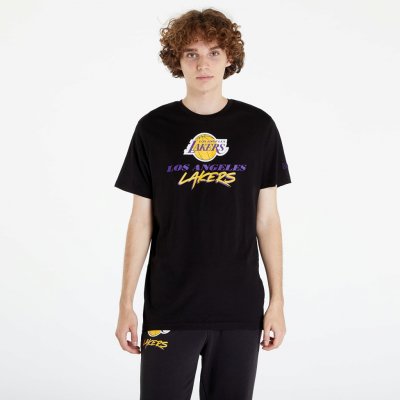 New Era NBA Script Tee Los Angeles Lakers Black/ TRP – Zboží Mobilmania