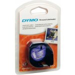 Dymo LetraTag 12267, S0721530, 12mm x 4m, černý tisk/průhledný podklad, originální páska – Zboží Živě