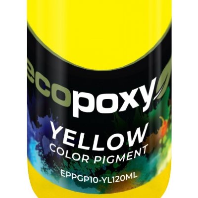 EcoPoxy Barevné pigmenty do pryskyřice žlutá 120 ml – Zbozi.Blesk.cz