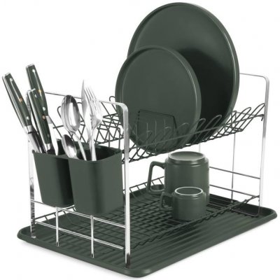 Odkapávač na nádobí Matte Green Collection – Zboží Mobilmania