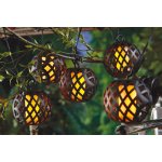 Garden King Solární světelný LED řetěz 6 luceren teplá bílá SL-1013 – Zboží Mobilmania