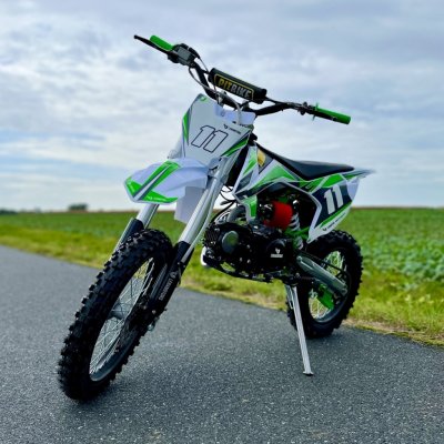 Leramotors Pitbike Shark 125ccm 4T 17/14 zelená – Hledejceny.cz