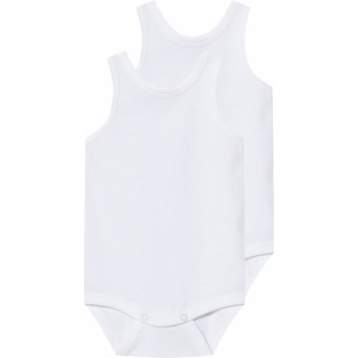 Lupilu Dětské body 2 kusy bílá – Zboží Dáma