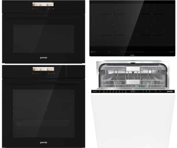 Set Gorenje BCS798S24BG + BCM598S17BG + IS846BG + GV693B60AD