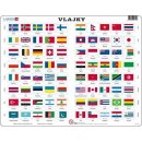  Larsen Vlajky světa 80 dílků