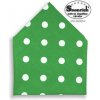 Šátek Soonrich bavlněný šátek puntíky na zelené bsp109