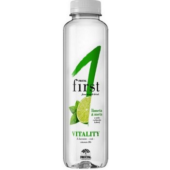 Fructal vitality Funkční voda s příchutí limetky a máty 500 ml