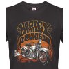 Pánské Tričko Bezvatriko.cz pánské triko Harley-Davidson Canvas pánské tričko s krátkým rukávem 1923 Černá