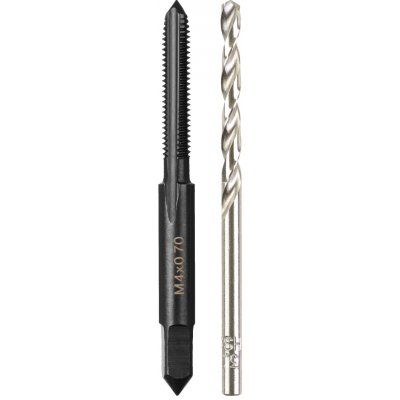 Milwaukee metrický závitník M4-0,7mm s přímými drážkami s vrtákem 3,3mm, 4932500635 – Hledejceny.cz