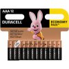 Baterie primární Duracell Basic AAA 12ks 5000394203389