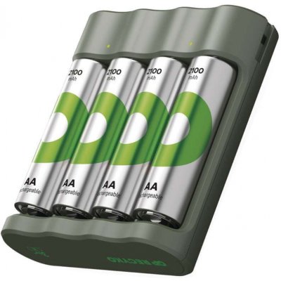 GP Eco E441 + 4× AA ReCyko 2100mAh – Zbozi.Blesk.cz